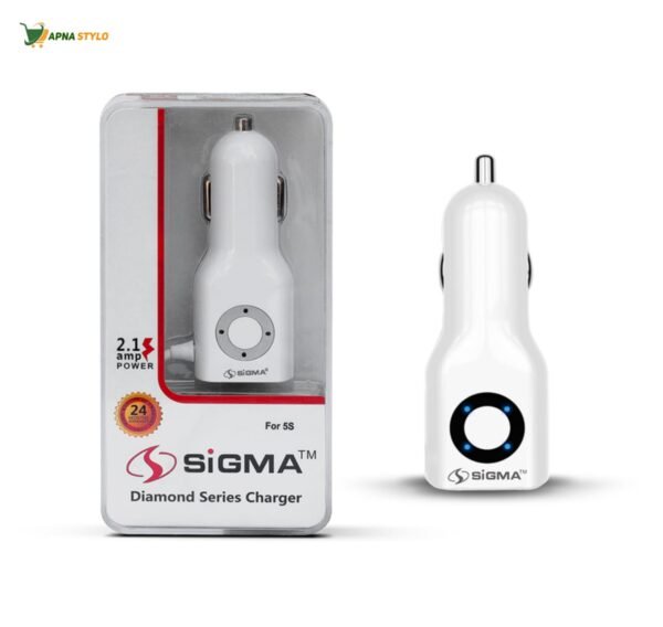 Diamond Series Car Charger Sigma CR008 with Cable