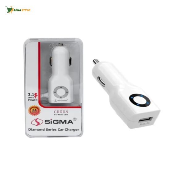 Diamond Series Car Charger Sigma CR008 with Cable