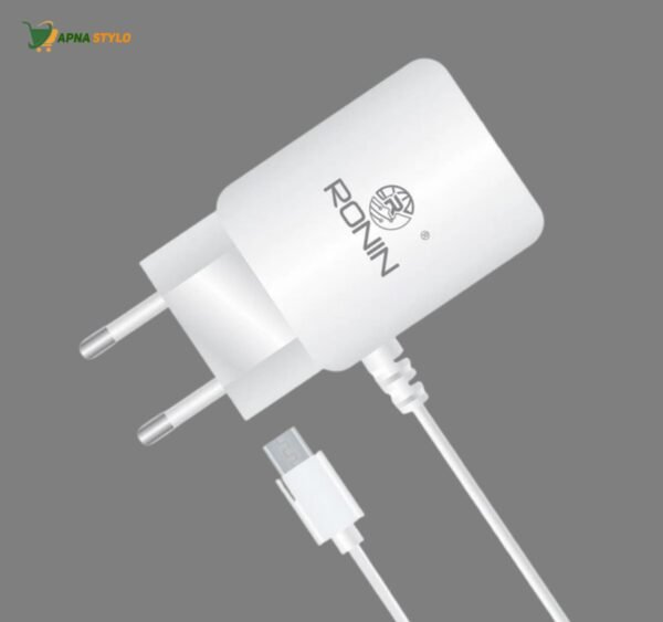 Ronin R-788 Smart Charger 1.2A with Android Cable